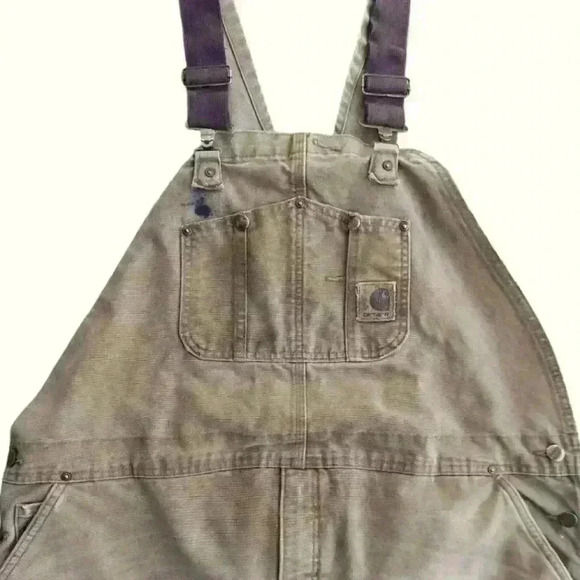 Carhartt Insulated Bib Over-Alls - Picture 4 of 8